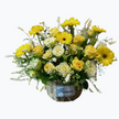 Golden Bloom Garden Basket