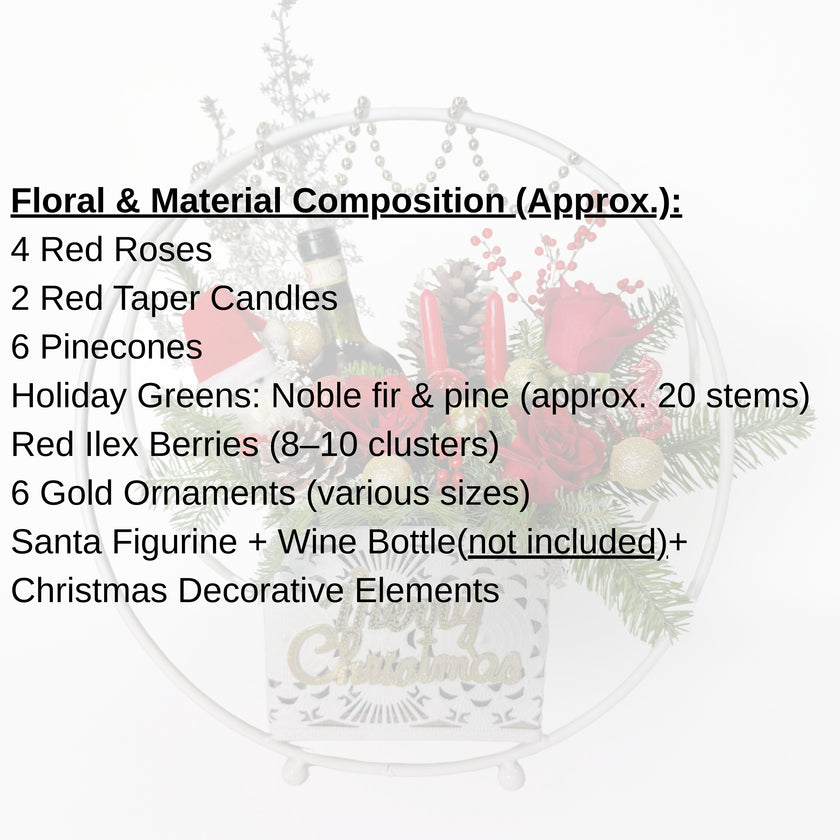 Premium Merry Christmas Gift Basket