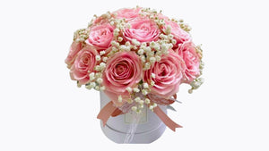 Classic Pink Rose Box