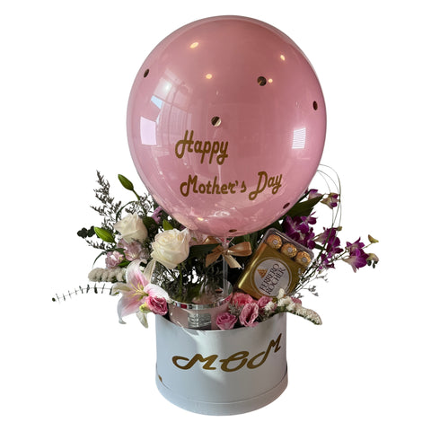 Mother’s Love Balloon Flower Box