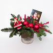 Santa’s Red Glow Arrangement