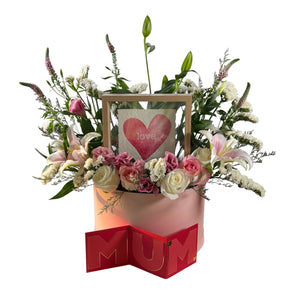 Luxury Heart Flower Box