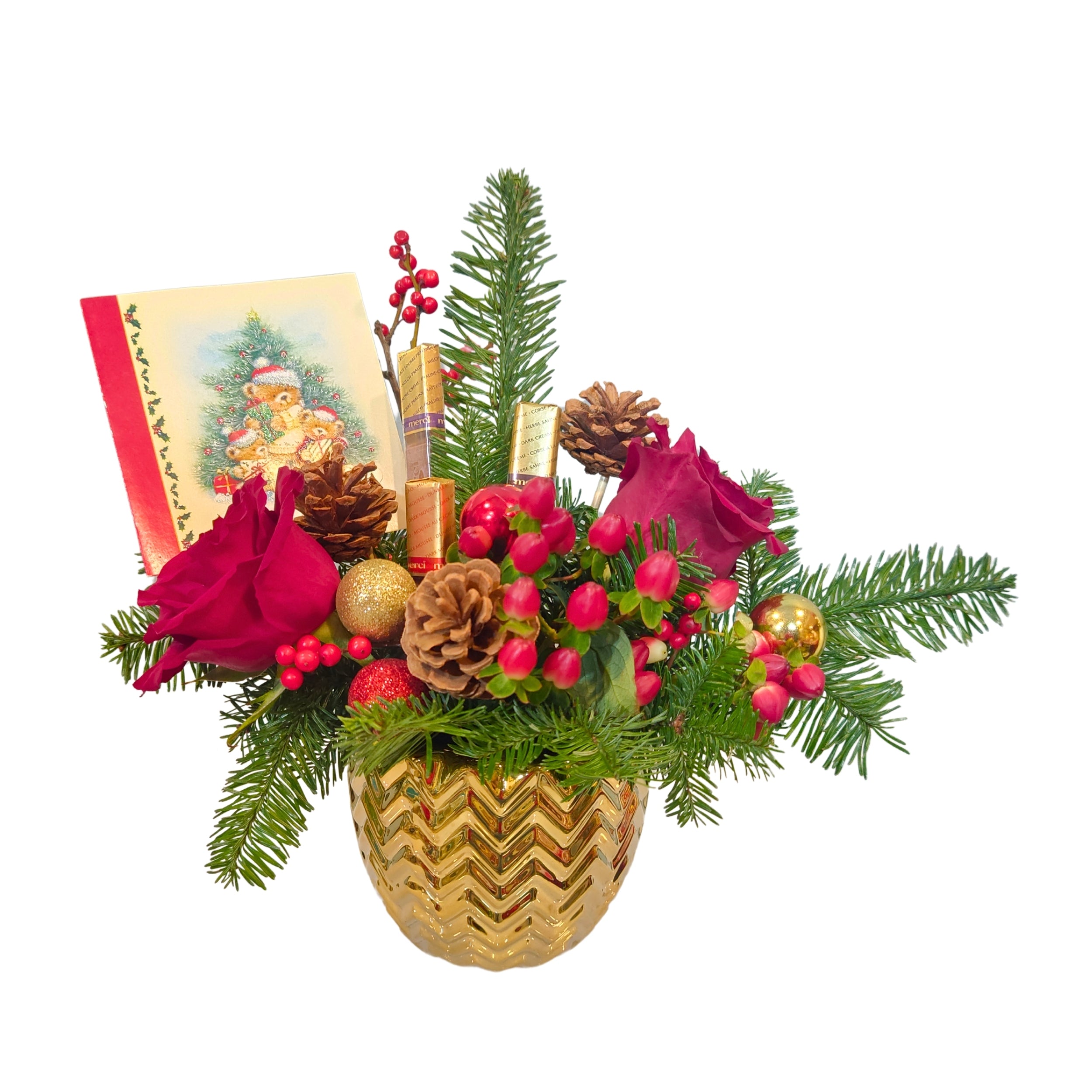 Golden Pine & Ruby Rose Christmas