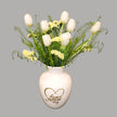 Mom Heart Vase