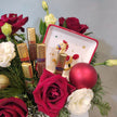 Festive Roses & Lisianthus  Christmas Bowl