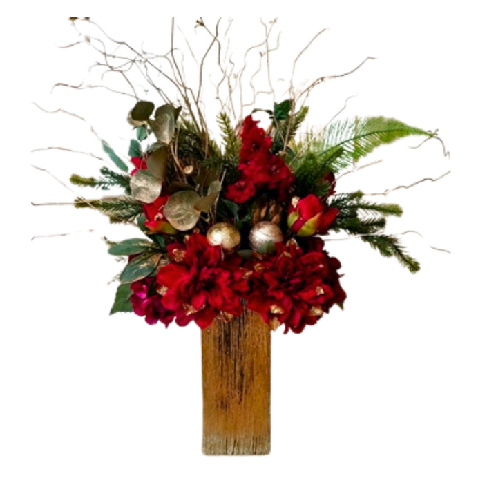 Grand Festive Floral Statement Vase