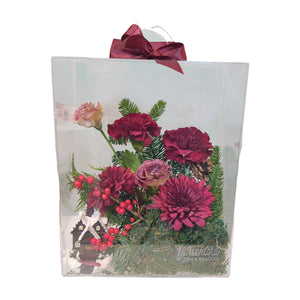 Winter Keepsake Acrylic Floral Box