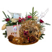 Golden Wreath & Luxury  Gift Arrangement
