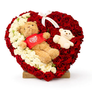 Grand Heart of Love Floral Display