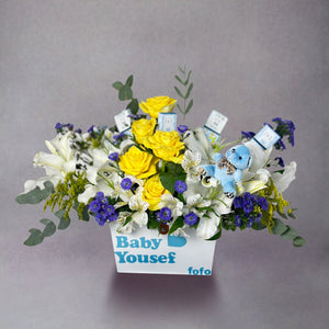Personalised baby Arrangement